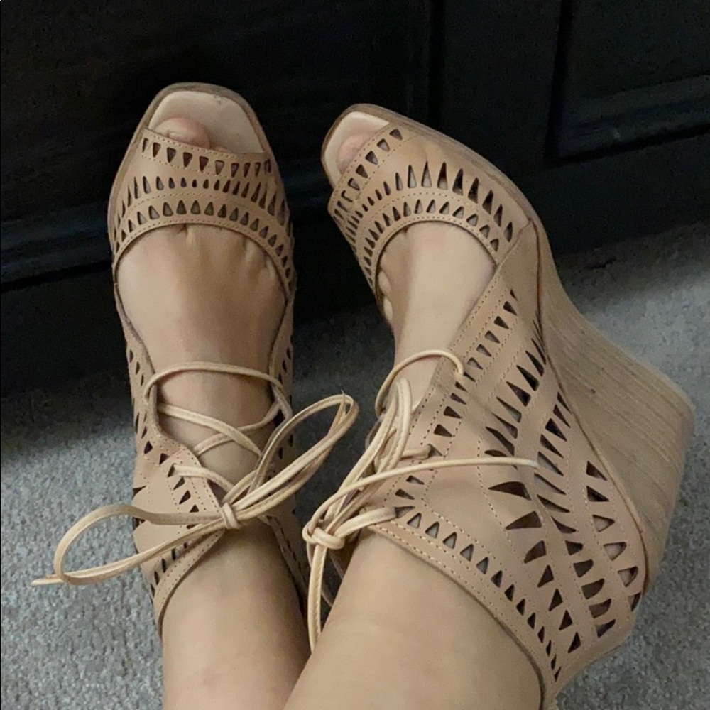 open toed booties